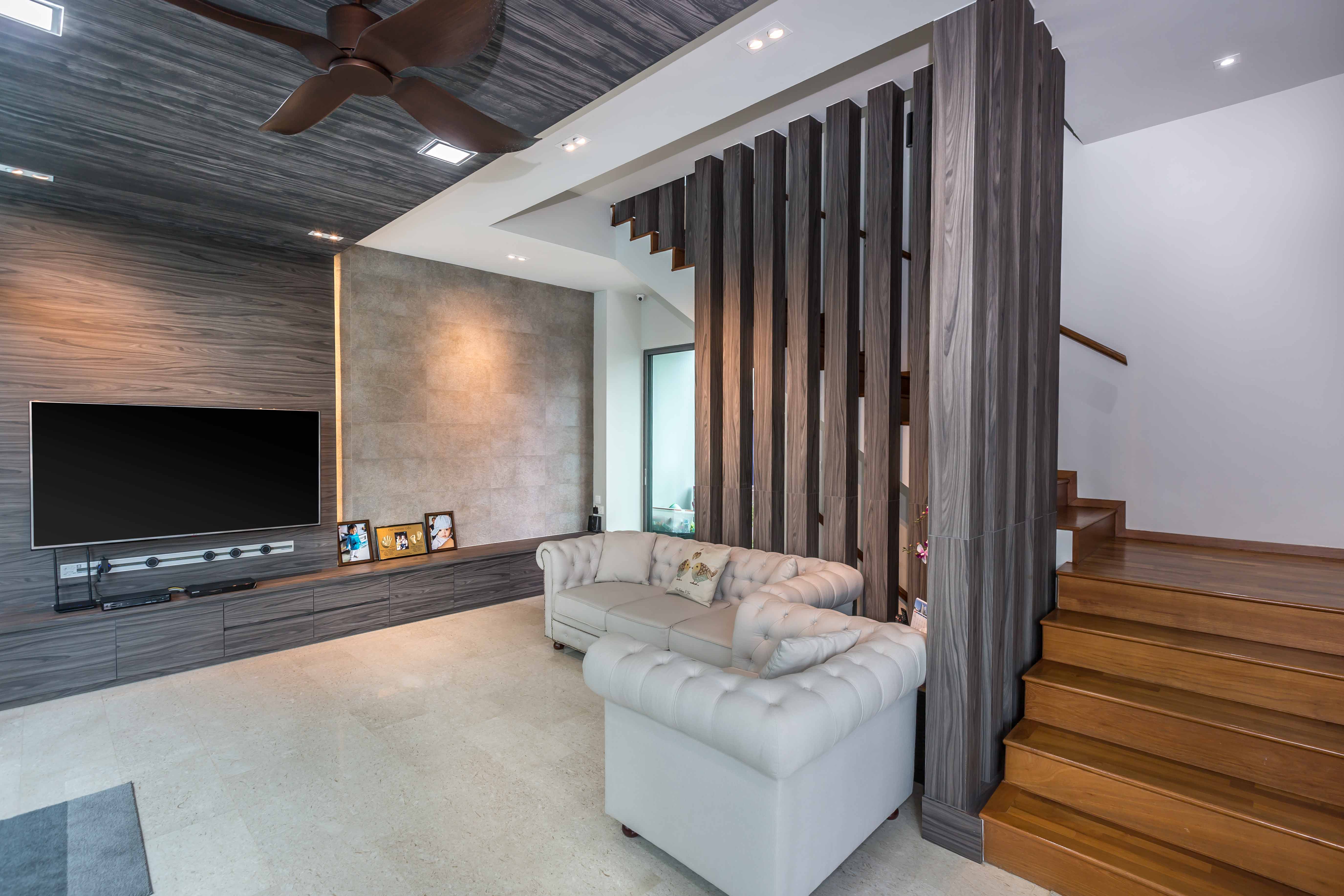 Resort Design - Living Room - Landed House - Design by Vegas Interior Design Pte Ltd