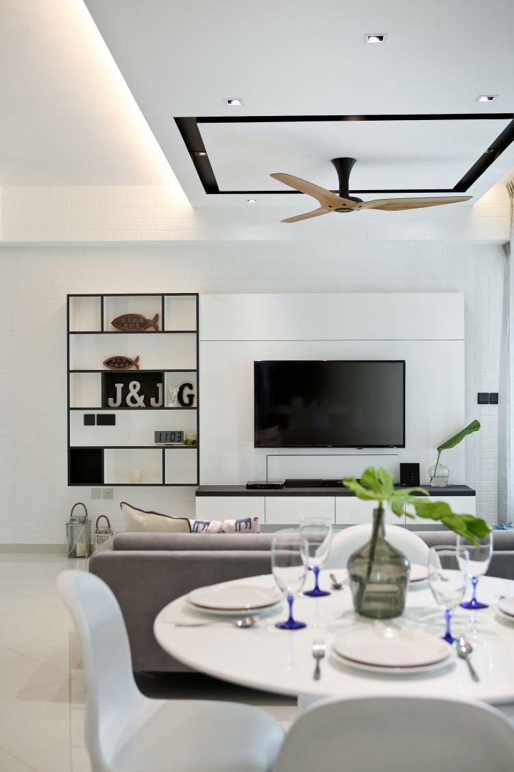 Minimalist, Modern Design - Dining Room - Condominium - Design by Vegas Interior Design Pte Ltd