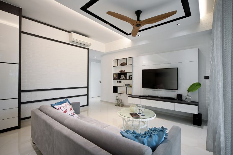 Minimalist, Modern Design - Living Room - Condominium - Design by Vegas Interior Design Pte Ltd