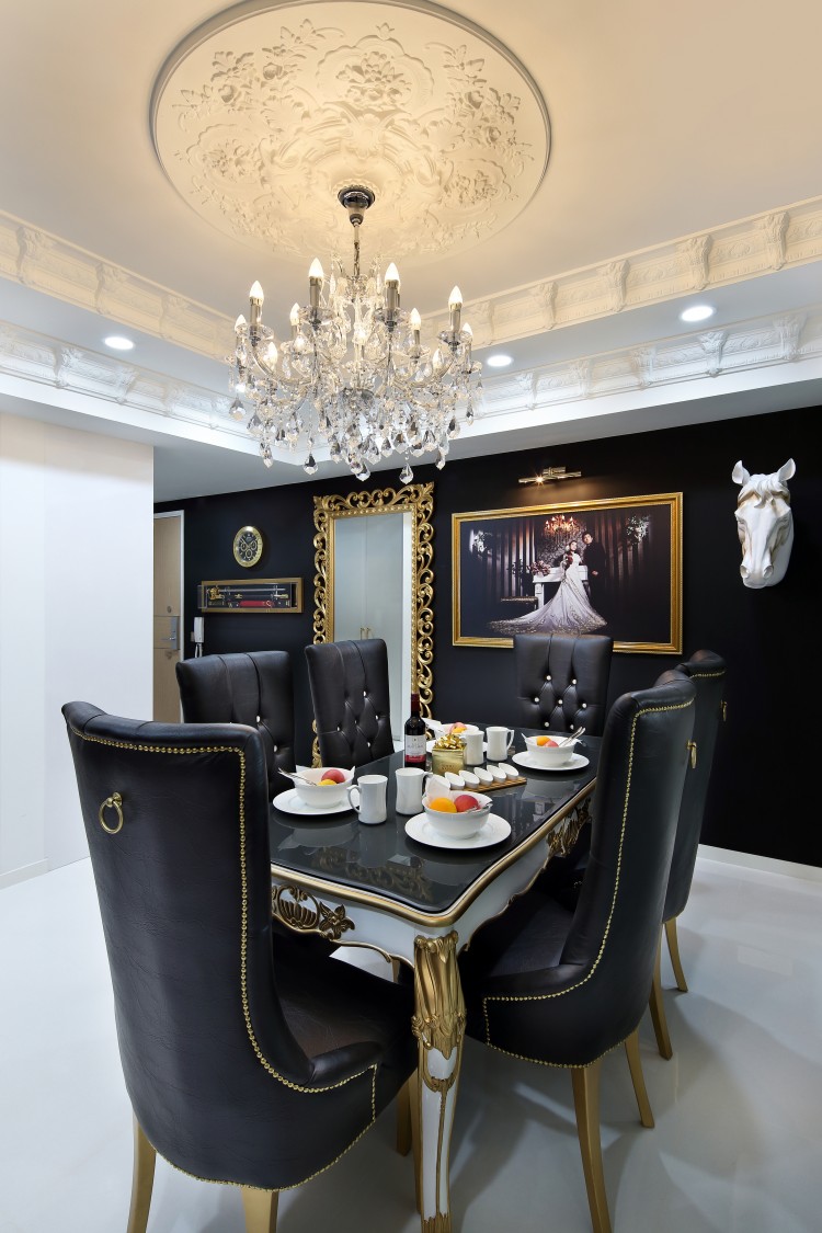 Classical, Modern, Victorian Design - Dining Room - Condominium - Design by Vegas Interior Design Pte Ltd