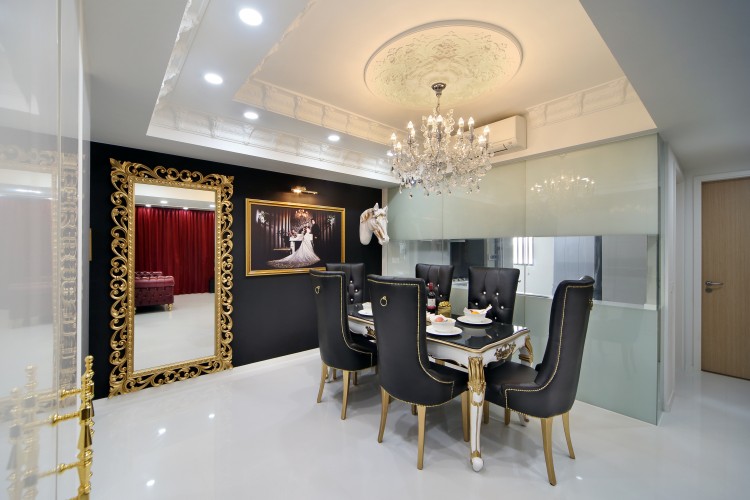 Classical, Modern, Victorian Design - Dining Room - Condominium - Design by Vegas Interior Design Pte Ltd