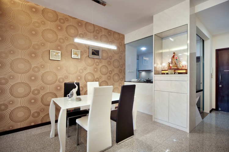 Contemporary, Minimalist, Retro Design - Dining Room - Condominium - Design by Vegas Interior Design Pte Ltd