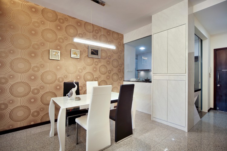 Contemporary, Minimalist, Retro Design - Dining Room - Condominium - Design by Vegas Interior Design Pte Ltd