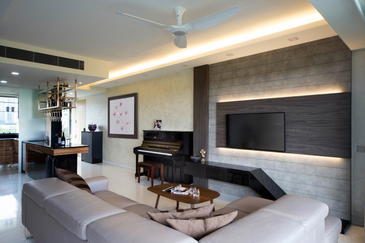 Contemporary, Modern Design - Living Room - Condominium - Design by Vegas Interior Design Pte Ltd