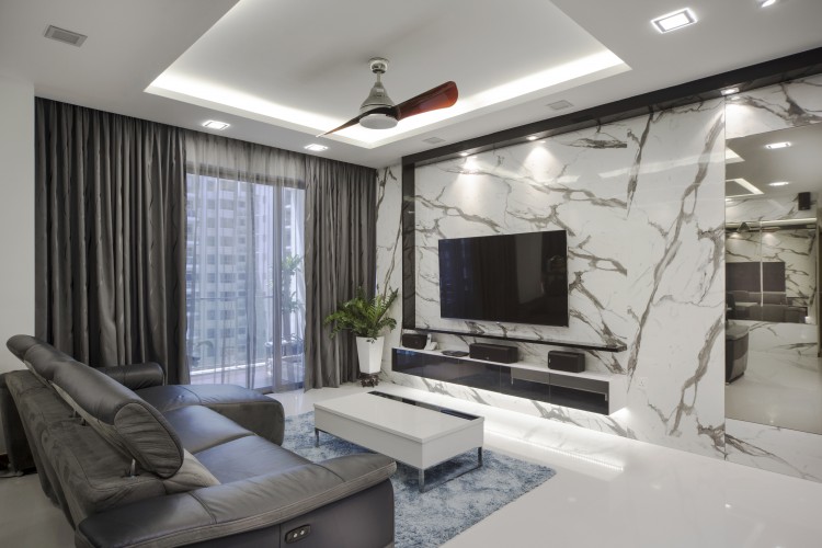 Contemporary, Modern Design - Living Room - Condominium - Design by Vegas Interior Design Pte Ltd