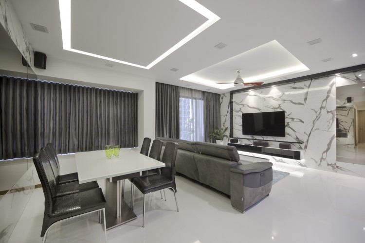 Contemporary, Modern Design - Dining Room - Condominium - Design by Vegas Interior Design Pte Ltd