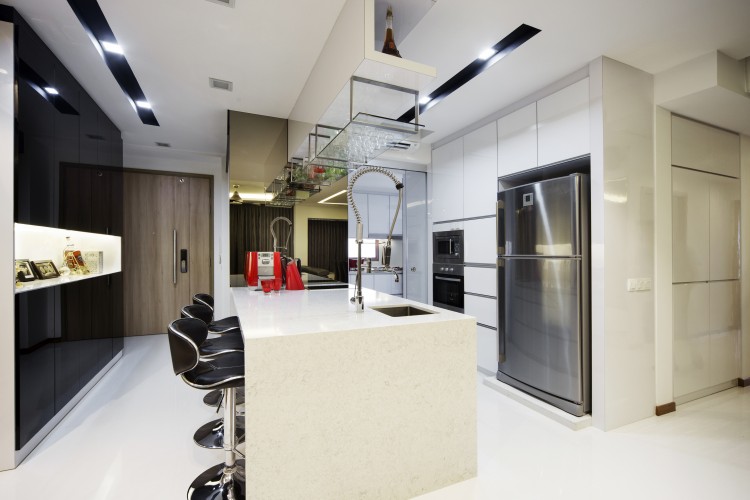 Contemporary, Modern Design - Kitchen - Condominium - Design by Vegas Interior Design Pte Ltd