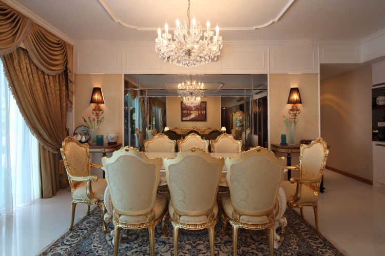 Classical, Modern, Vintage Design - Dining Room - Condominium - Design by Vegas Interior Design Pte Ltd