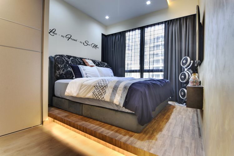 Contemporary, Modern Design - Bedroom - Condominium - Design by Vegas Interior Design Pte Ltd