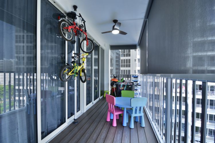 Contemporary, Modern Design - Balcony - Condominium - Design by Vegas Interior Design Pte Ltd