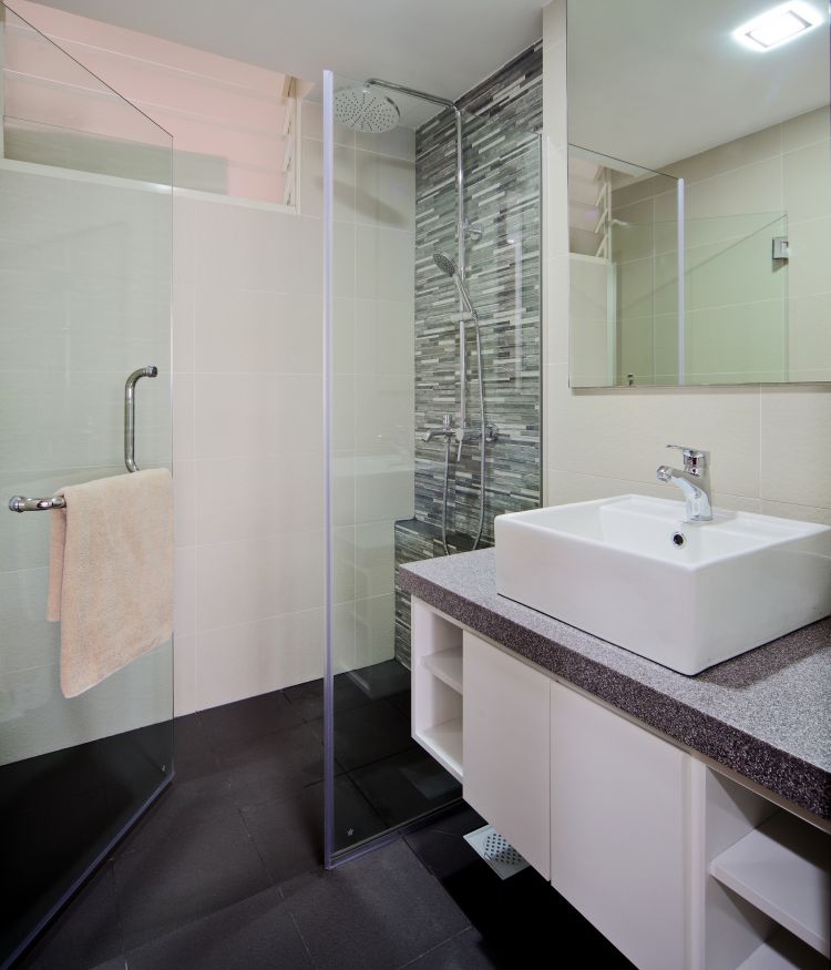 Contemporary, Minimalist Design - Bathroom - Condominium - Design by Vegas Interior Design Pte Ltd