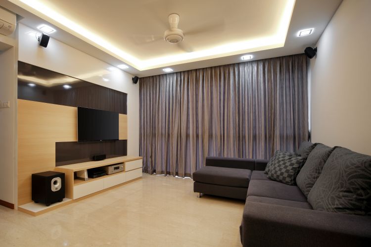 Contemporary, Minimalist Design - Living Room - Condominium - Design by Vegas Interior Design Pte Ltd