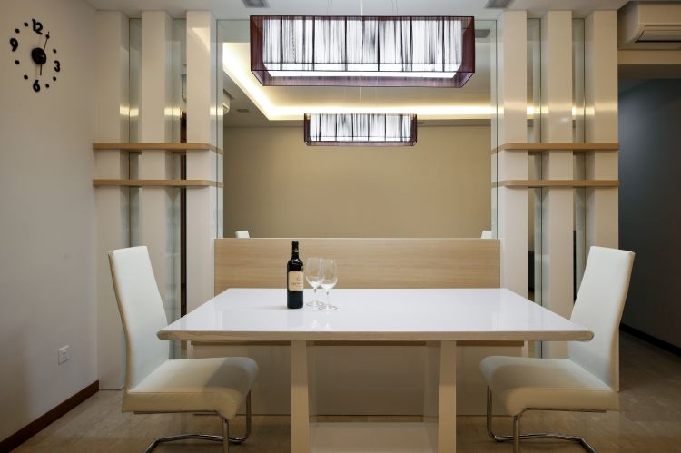 Contemporary, Minimalist Design - Dining Room - Condominium - Design by Vegas Interior Design Pte Ltd