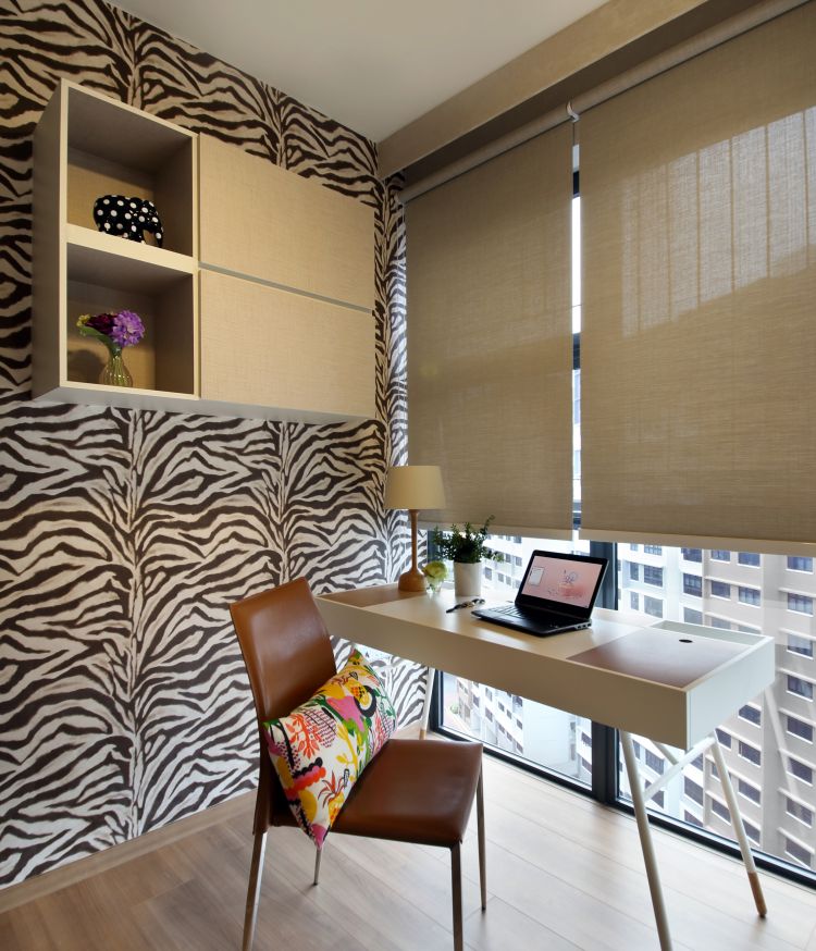 Modern, Retro Design - Study Room - Condominium - Design by Vegas Interior Design Pte Ltd