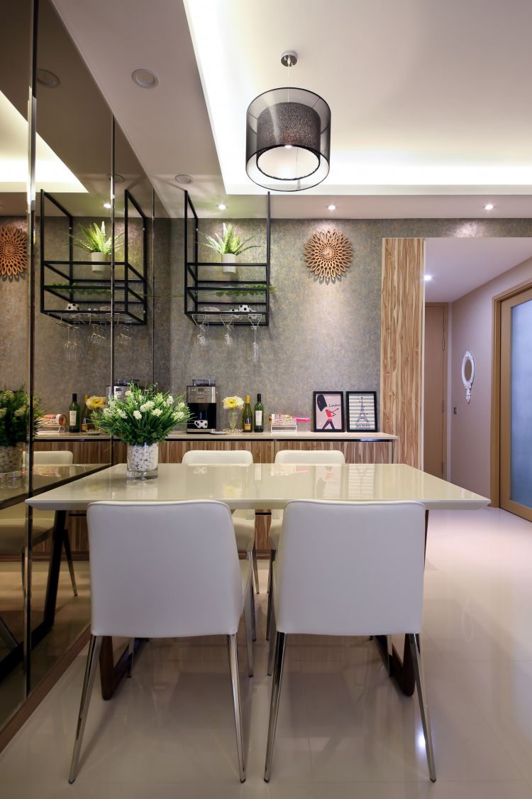 Modern, Retro Design - Dining Room - Condominium - Design by Vegas Interior Design Pte Ltd