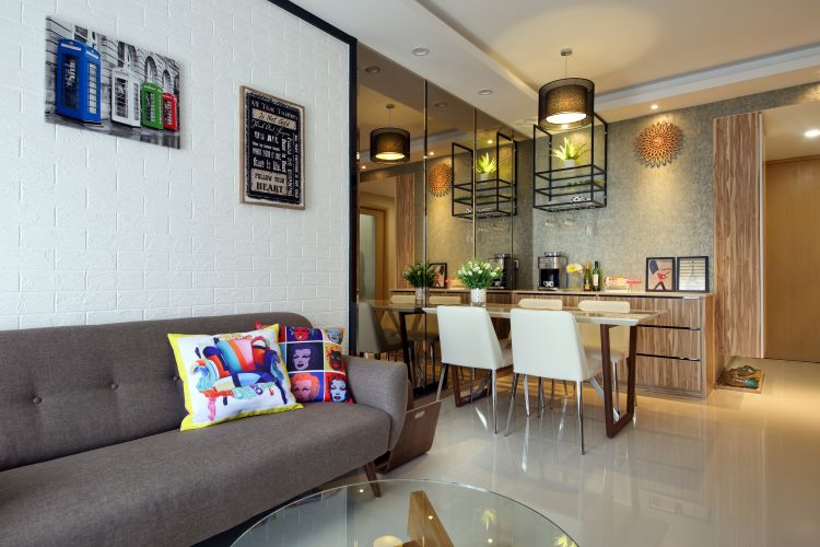 Modern, Retro Design - Living Room - Condominium - Design by Vegas Interior Design Pte Ltd