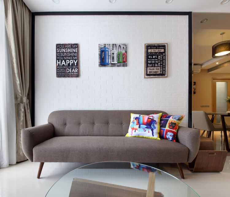 Modern, Retro Design - Living Room - Condominium - Design by Vegas Interior Design Pte Ltd