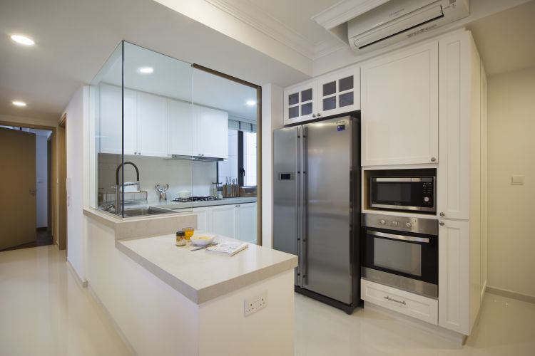 Classical, Minimalist Design - Kitchen - Condominium - Design by Vegas Interior Design Pte Ltd