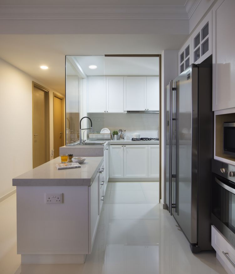 Classical, Minimalist Design - Kitchen - Condominium - Design by Vegas Interior Design Pte Ltd