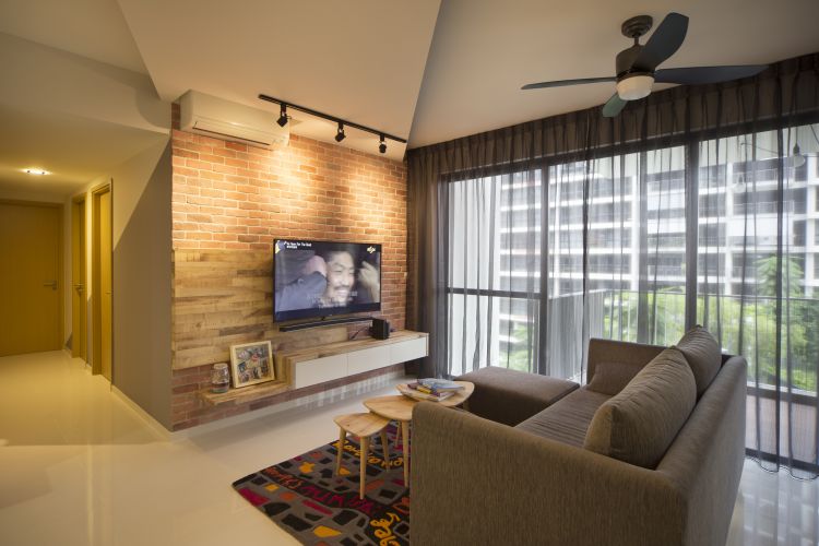 Industrial, Minimalist, Tropical Design - Living Room - Condominium - Design by Vegas Interior Design Pte Ltd