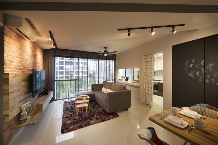 Industrial, Minimalist, Tropical Design - Living Room - Condominium - Design by Vegas Interior Design Pte Ltd