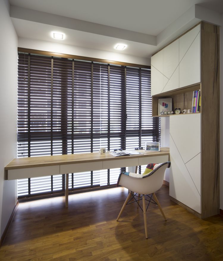 Industrial, Minimalist, Tropical Design - Study Room - Condominium - Design by Vegas Interior Design Pte Ltd