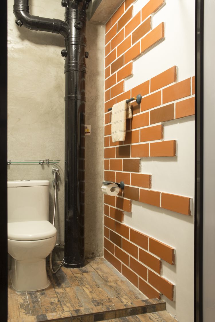 Industrial, Retro Design - Bathroom - HDB 4 Room - Design by Vegas Interior Design Pte Ltd