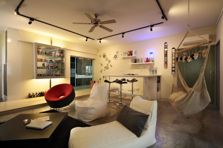 Eclectic, Industrial, Scandinavian Design - Living Room - HDB 5 Room - Design by Vegas Interior Design Pte Ltd
