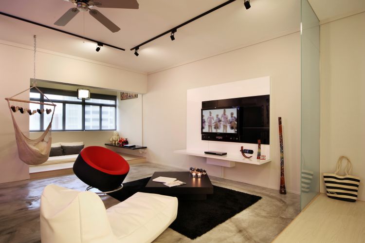 Eclectic, Industrial, Scandinavian Design - Living Room - HDB 5 Room - Design by Vegas Interior Design Pte Ltd