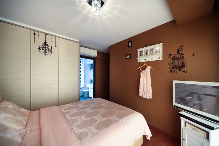 Classical, Vintage Design - Bedroom - HDB 4 Room - Design by Vegas Interior Design Pte Ltd