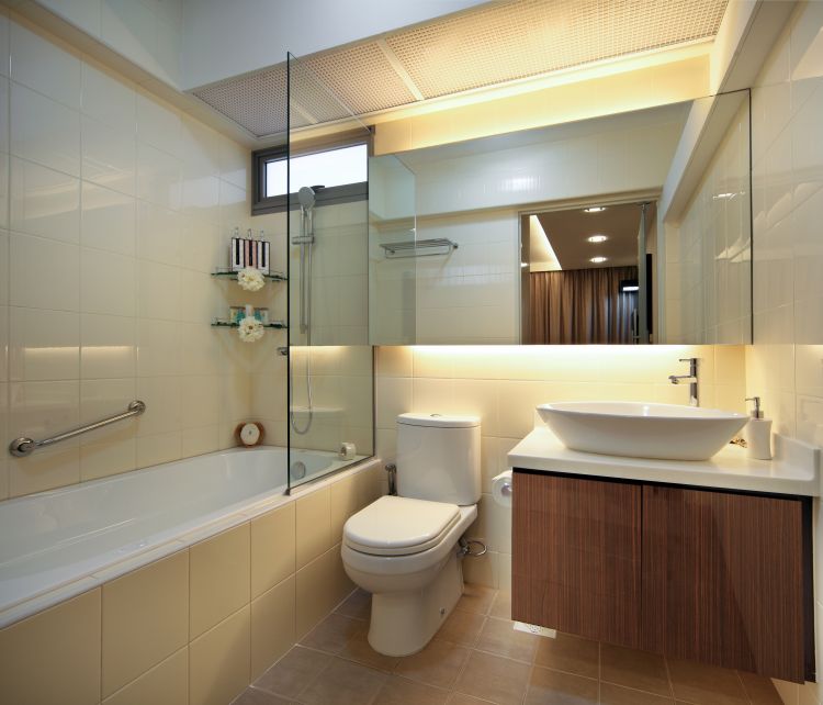 Classical, Contemporary Design - Bathroom - HDB 5 Room - Design by Vegas Interior Design Pte Ltd