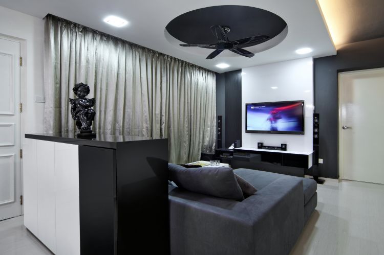 Classical, Modern Design - Living Room - HDB 5 Room - Design by Vegas Interior Design Pte Ltd