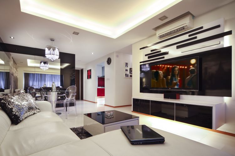 Classical, Contemporary, Modern Design - Living Room - HDB 4 Room - Design by Vegas Interior Design Pte Ltd