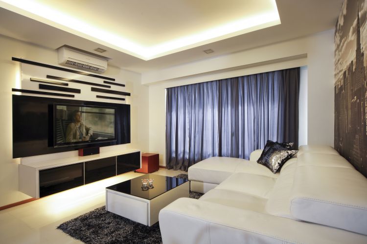 Classical, Contemporary, Modern Design - Living Room - HDB 4 Room - Design by Vegas Interior Design Pte Ltd