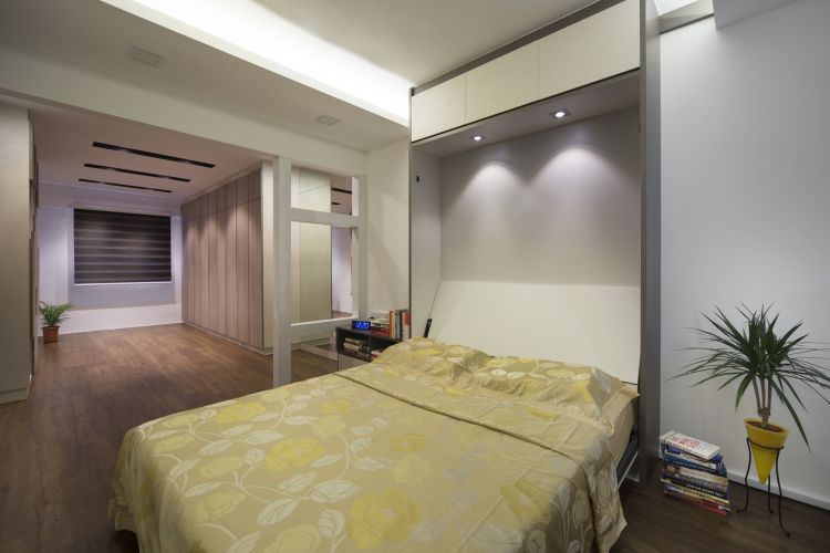 Contemporary Design - Bedroom - HDB 3 Room - Design by Vegas Interior Design Pte Ltd