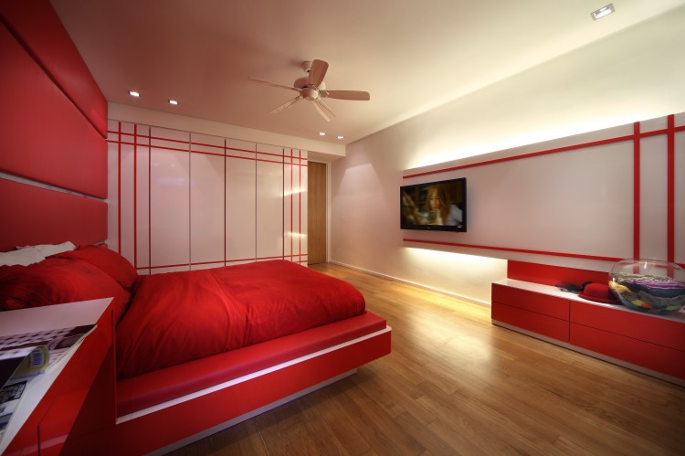 Minimalist, Modern Design - Bedroom - Condominium - Design by Vegas Interior Design Pte Ltd