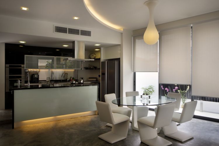 Industrial, Minimalist Design - Dining Room - Landed House - Design by Vegas Interior Design Pte Ltd