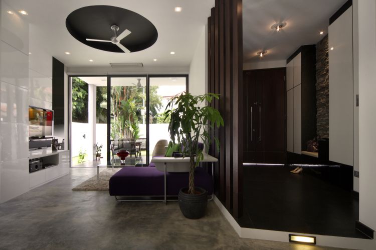 Industrial, Minimalist Design - Living Room - Landed House - Design by Vegas Interior Design Pte Ltd