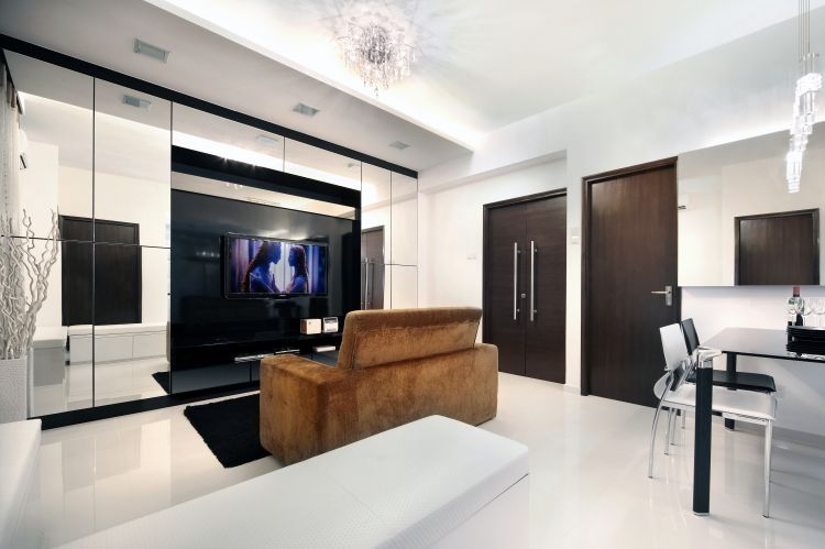 Minimalist, Modern Design - Living Room - Condominium - Design by Vegas Interior Design Pte Ltd