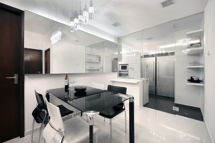 Minimalist, Modern Design - Dining Room - Condominium - Design by Vegas Interior Design Pte Ltd