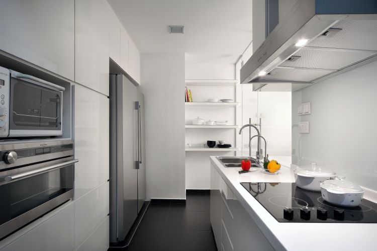 Minimalist, Modern Design - Kitchen - Condominium - Design by Vegas Interior Design Pte Ltd