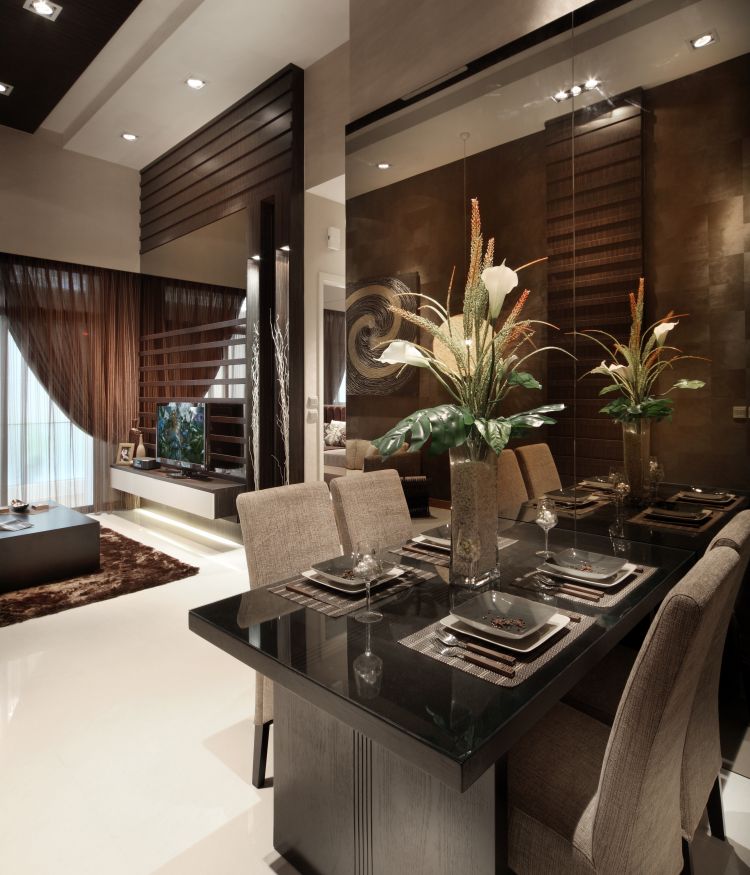 Modern, Resort Design - Dining Room - Condominium - Design by Vegas Interior Design Pte Ltd