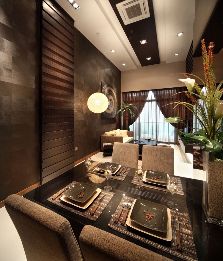 Modern, Resort Design - Dining Room - Condominium - Design by Vegas Interior Design Pte Ltd