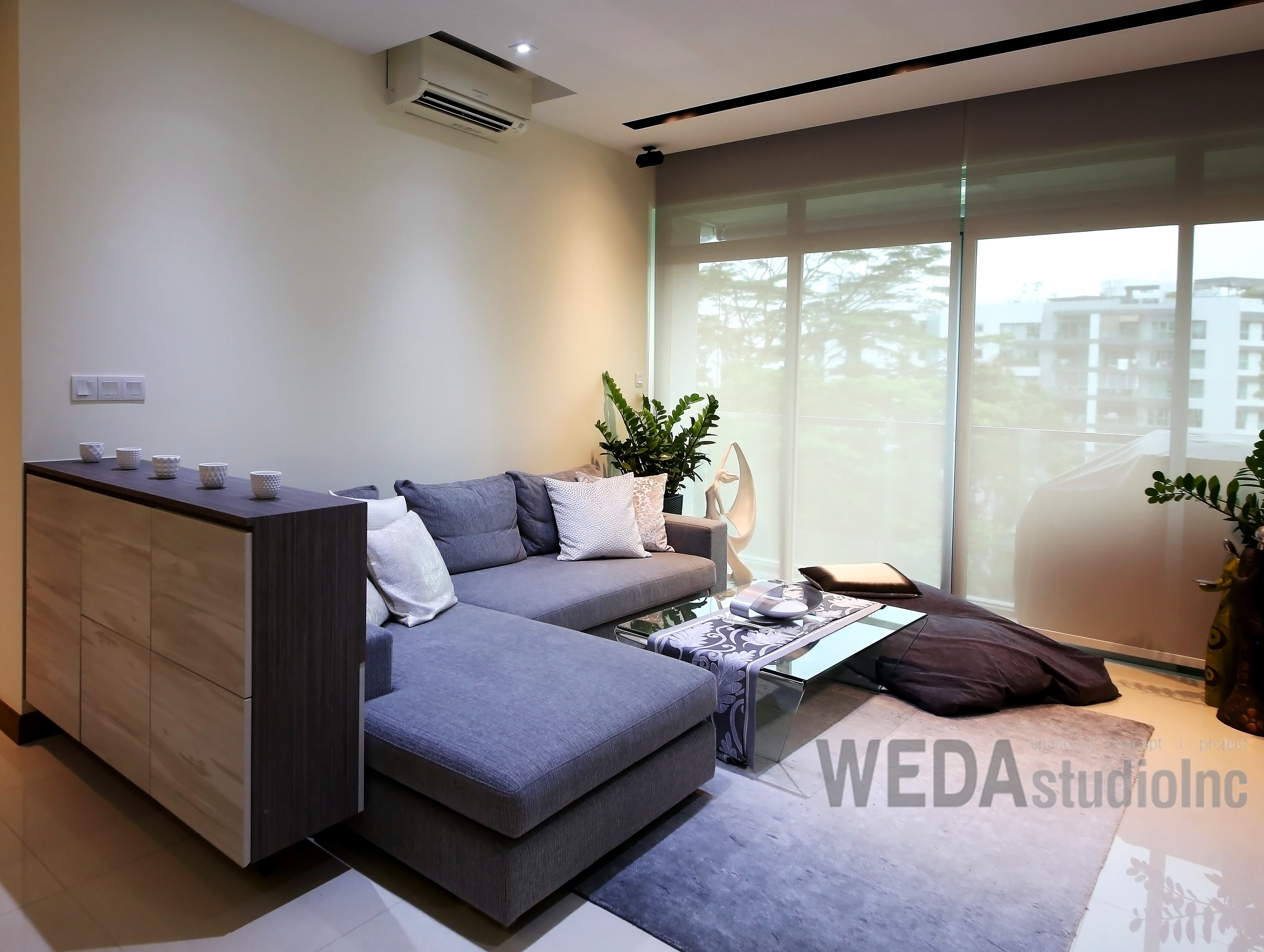Contemporary, Modern Design - Living Room - Condominium - Design by WEDA StudioInc Pte Ltd