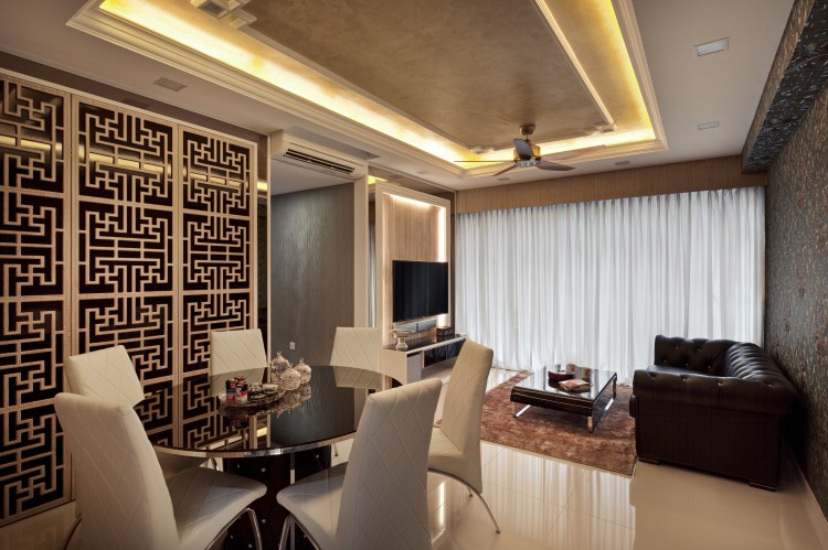 Contemporary, Retro Design - Dining Room - Condominium - Design by Weiken.com Design Pte Ltd