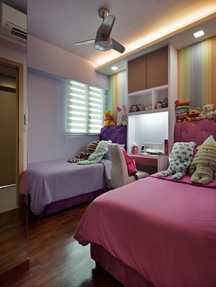 Contemporary, Retro Design - Bedroom - Condominium - Design by Weiken.com Design Pte Ltd