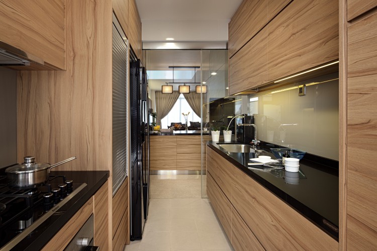 Modern, Vintage Design - Kitchen - Landed House - Design by Weiken.com Design Pte Ltd