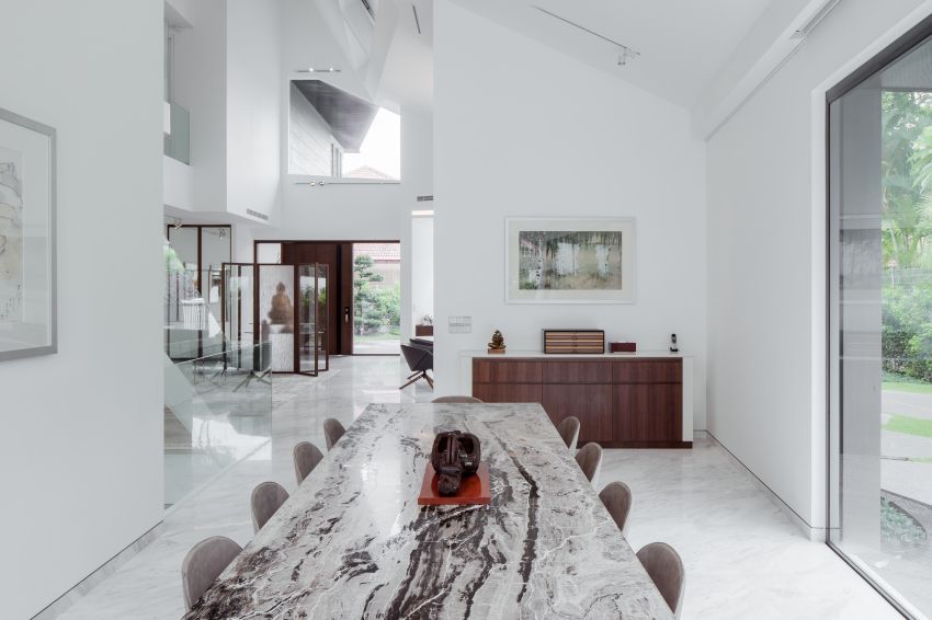 Minimalist Design - Dining Room - Landed House - Design by Weiken.com Design Pte Ltd