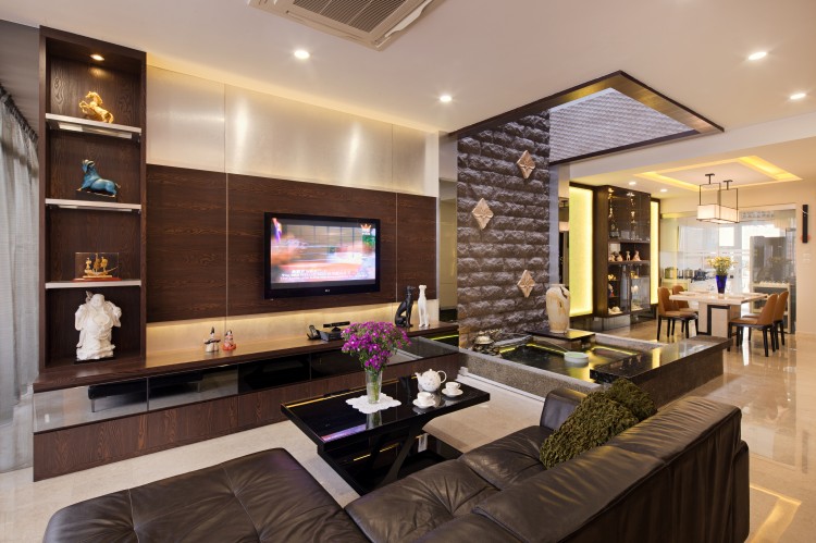 Eclectic, Modern, Vintage Design - Living Room - Landed House - Design by Weiken.com Design Pte Ltd