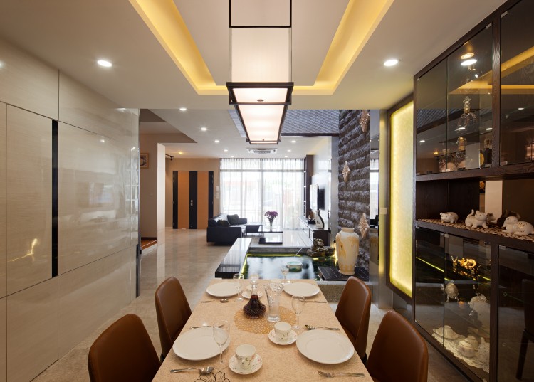 Eclectic, Modern, Vintage Design - Dining Room - Landed House - Design by Weiken.com Design Pte Ltd